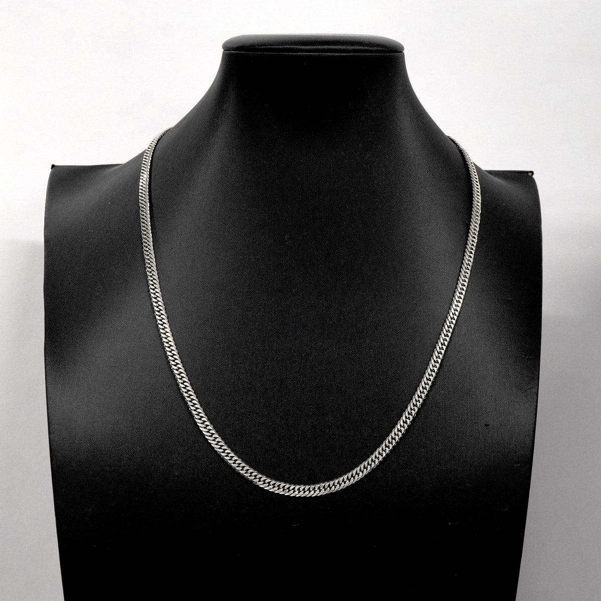 【6khh0041】喜平 ネックレス Pt850 プラチナ 6面 ダブル 50.5cm 30.2g キヘイ【中古】メンズ レディース ユニセックス