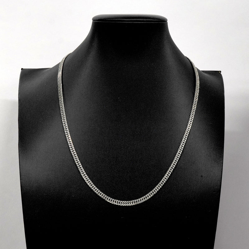 【6khh0041】喜平 ネックレス Pt850 プラチナ 6面 ダブル 50.5cm 30.2g キヘイ【中古】メンズ レディース ユニセックス