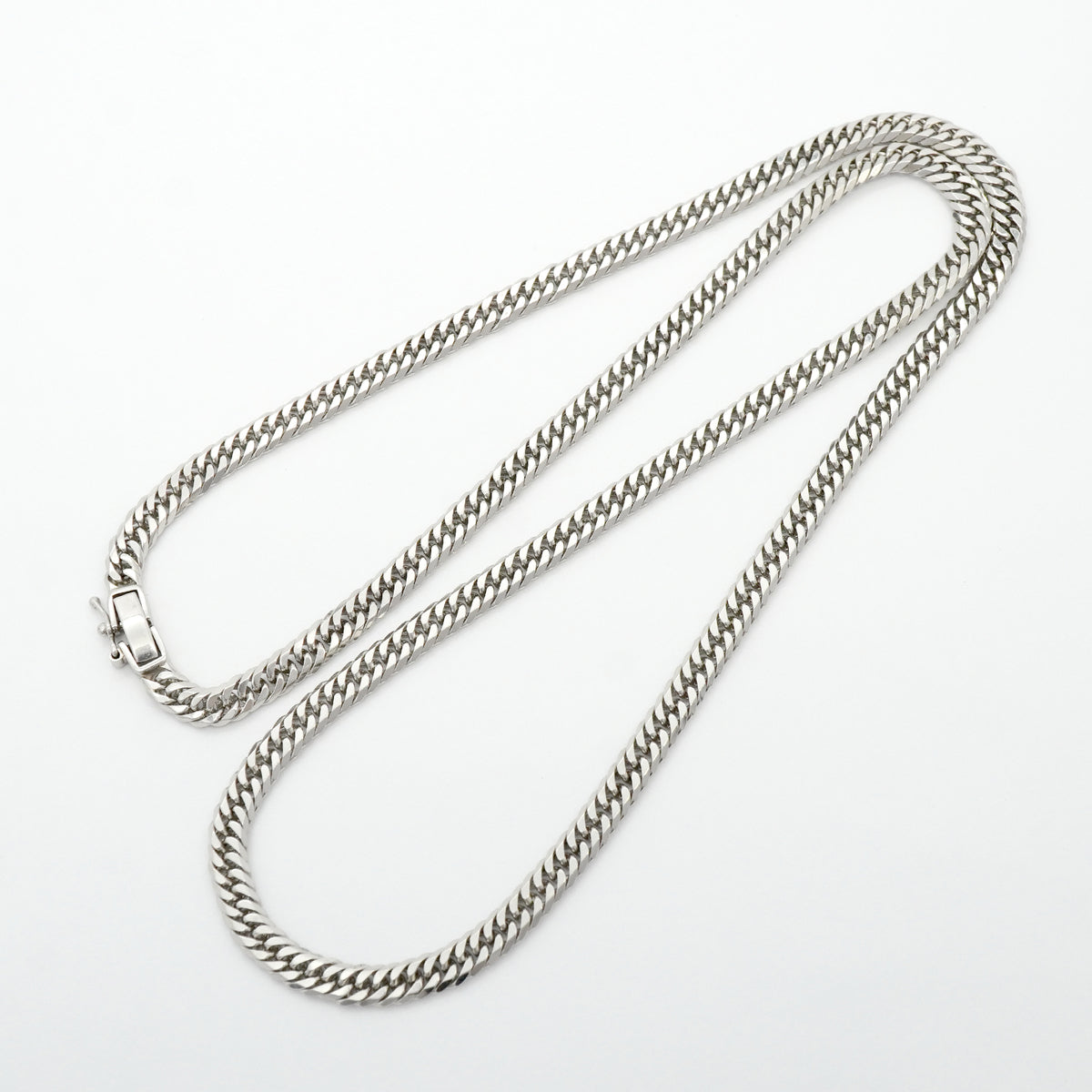 【6khh0041】喜平 ネックレス Pt850 プラチナ 6面 ダブル 50.5cm 30.2g キヘイ【中古】メンズ レディース ユニセックス