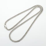 【6khh0041】喜平 ネックレス Pt850 プラチナ 6面 ダブル 50.5cm 30.2g キヘイ【中古】メンズ レディース ユニセックス