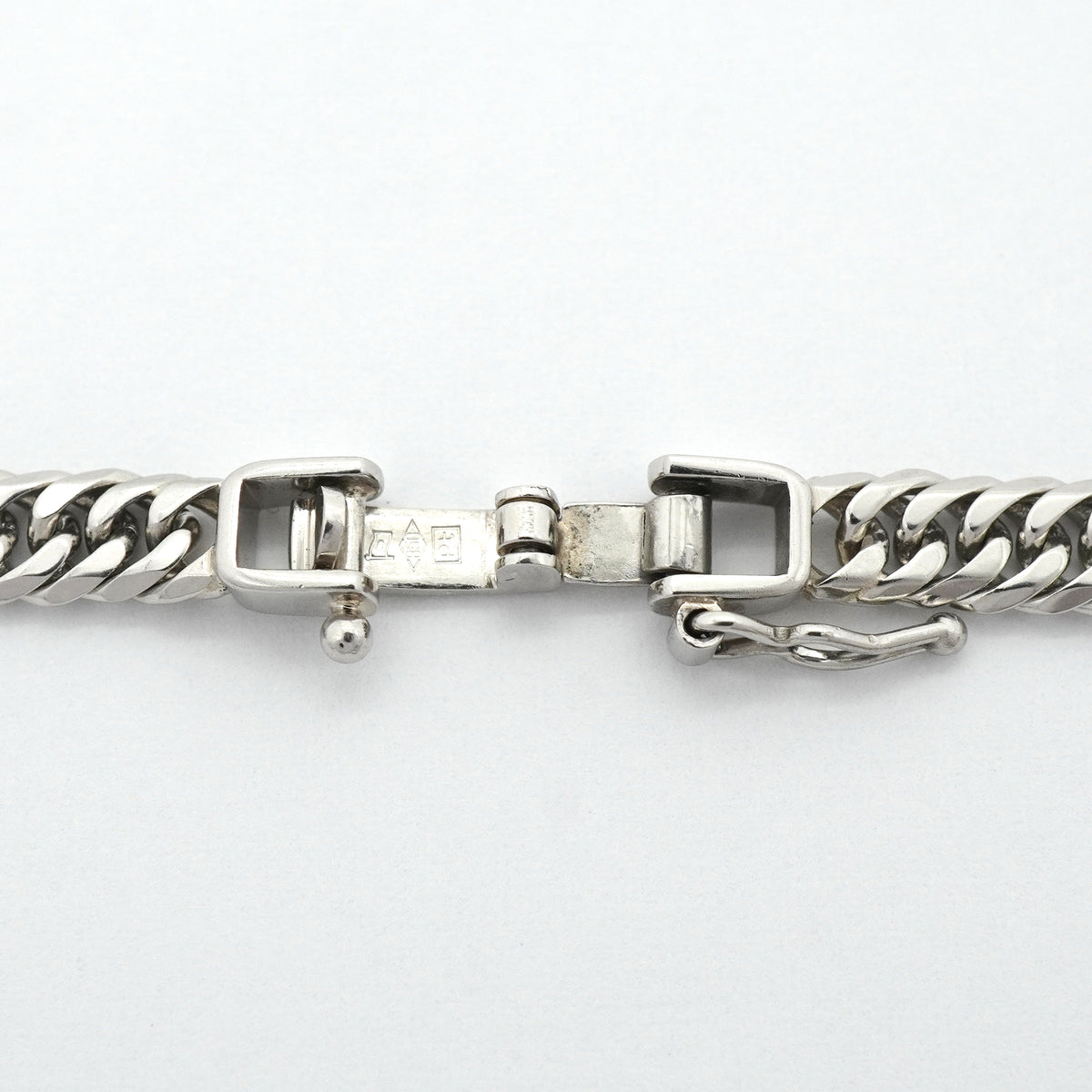 【6khh0041】喜平 ネックレス Pt850 プラチナ 6面 ダブル 50.5cm 30.2g キヘイ【中古】メンズ レディース ユニセックス