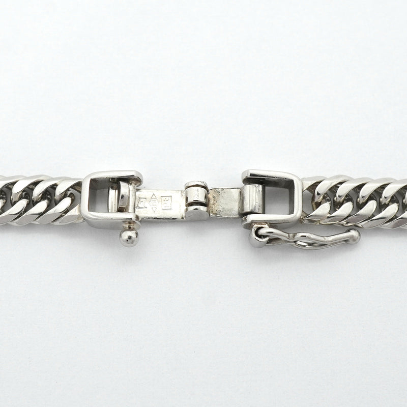 【6khh0041】喜平 ネックレス Pt850 プラチナ 6面 ダブル 50.5cm 30.2g キヘイ【中古】メンズ レディース ユニセックス