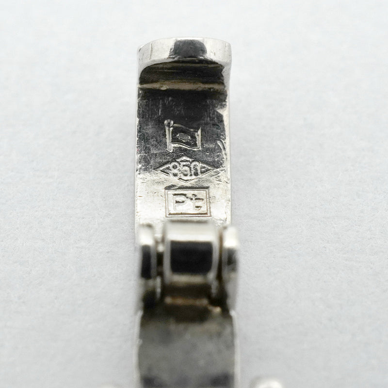 【6khh0041】喜平 ネックレス Pt850 プラチナ 6面 ダブル 50.5cm 30.2g キヘイ【中古】メンズ レディース ユニセックス