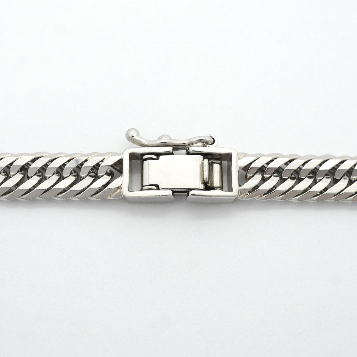 【6khh0042】喜平 ネックレス Pt850 プラチナ トリプル 12面 50.6cm 50.6g キヘイ【中古】メンズ レディース ユニセックス