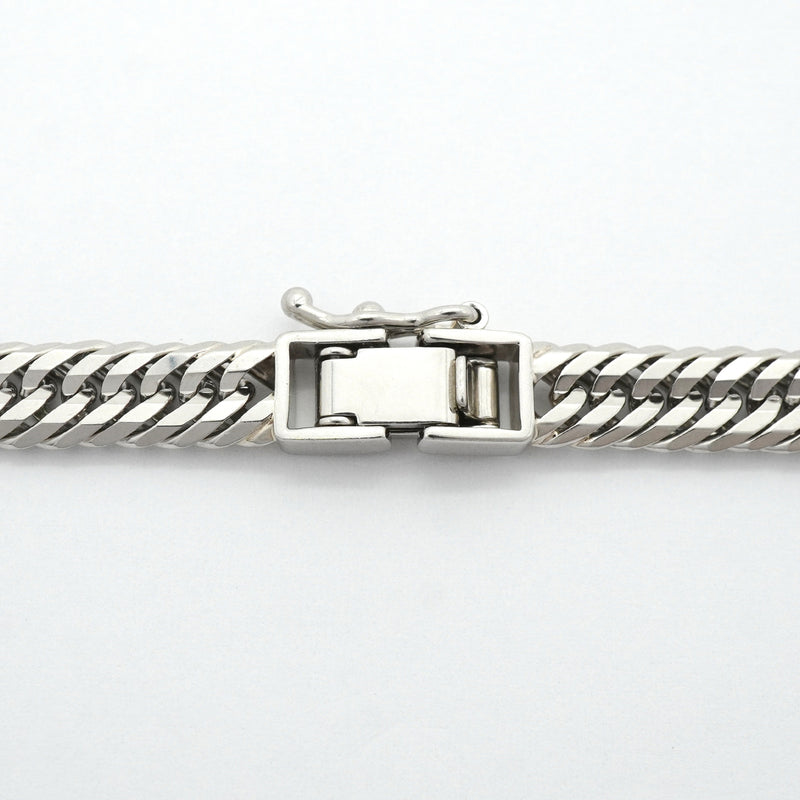 【6khh0042】喜平 ネックレス Pt850 プラチナ トリプル 12面 50.6cm 50.6g キヘイ【中古】メンズ レディース ユニセックス