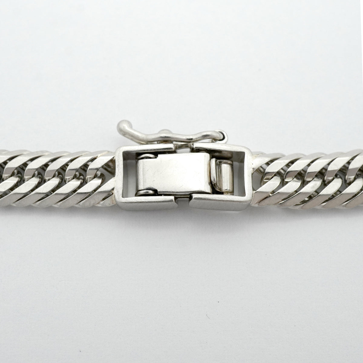【6khh0043】喜平 ブレスレット Pt850 プラチナ トリプル 12面 20.7cm 21.2g キヘイ【中古】メンズ レディース ユニセックス