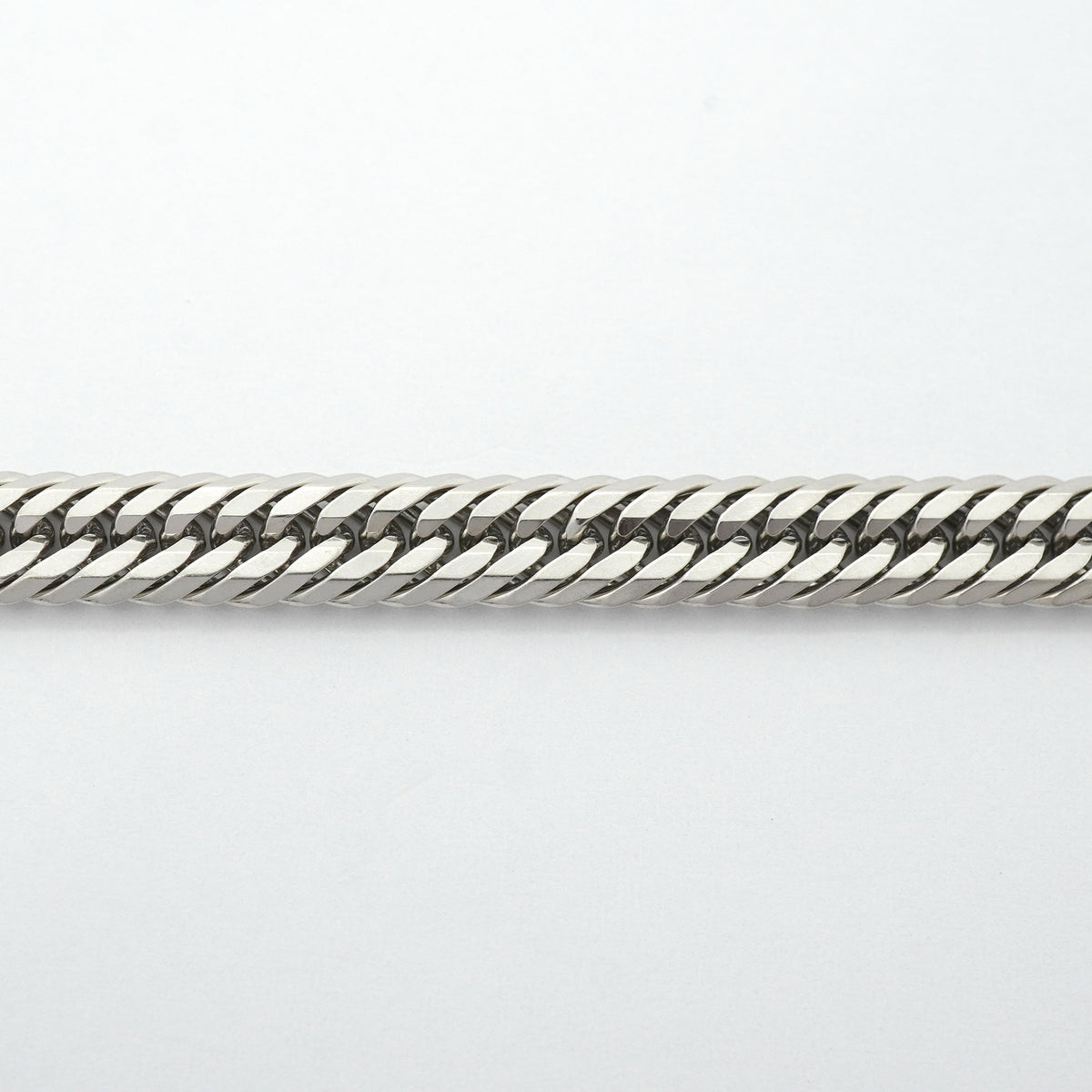 【6khh0043】喜平 ブレスレット Pt850 プラチナ トリプル 12面 20.7cm 21.2g キヘイ【中古】メンズ レディース ユニセックス