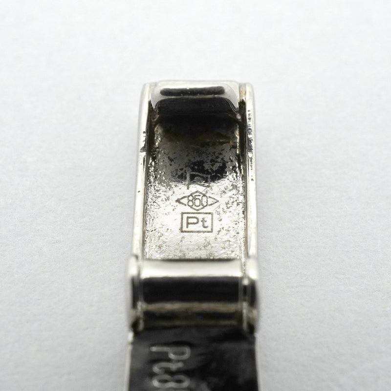 【6khh0043】喜平 ブレスレット Pt850 プラチナ トリプル 12面 20.7cm 21.2g キヘイ【中古】メンズ レディース ユニセックス