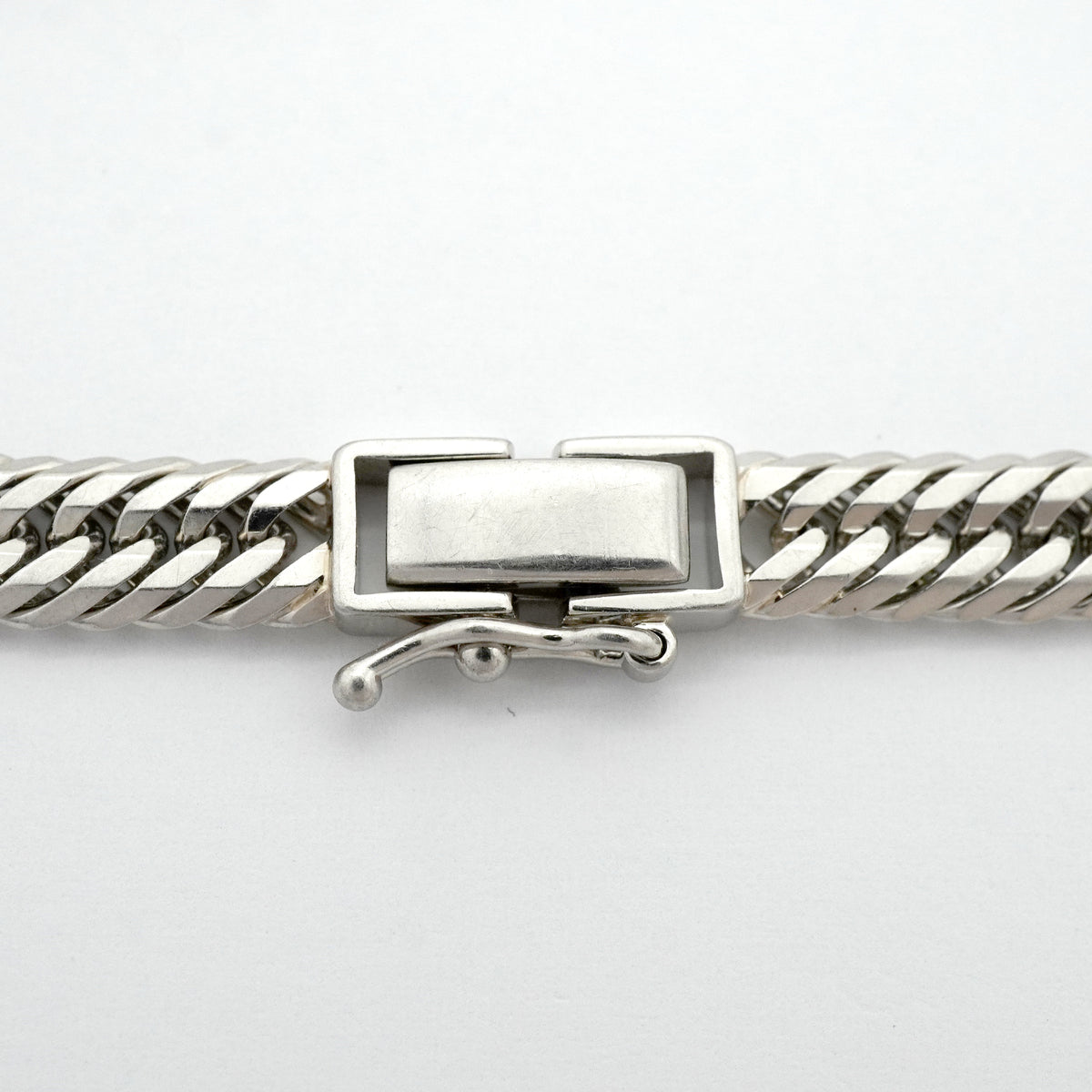 【6khh0043】喜平 ブレスレット Pt850 プラチナ トリプル 12面 20.7cm 21.2g キヘイ【中古】メンズ レディース ユニセックス