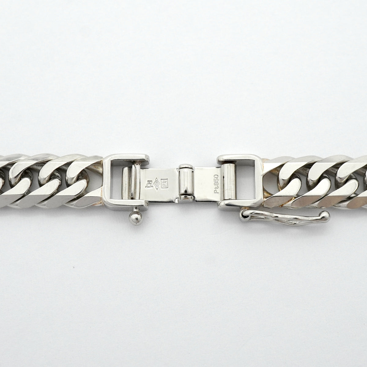 【6khh0044】喜平 ネックレス Pt850 プラチナ 6面 ダブル 60.1cm 100.4g キヘイ【中古】メンズ レディース ユニセックス