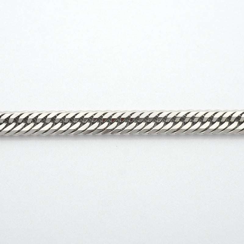 【6khh0045】喜平 ブレスレット Pt850 プラチナ トリプル 12面 19.7cm 12.8g キヘイ【中古】メンズ レディース ユニセックス