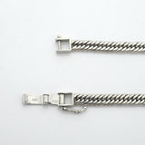 【6khh0045】喜平 ブレスレット Pt850 プラチナ トリプル 12面 19.7cm 12.8g キヘイ【中古】メンズ レディース ユニセックス