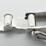 【6khh0045】喜平 ブレスレット Pt850 プラチナ トリプル 12面 19.7cm 12.8g キヘイ【中古】メンズ レディース ユニセックス