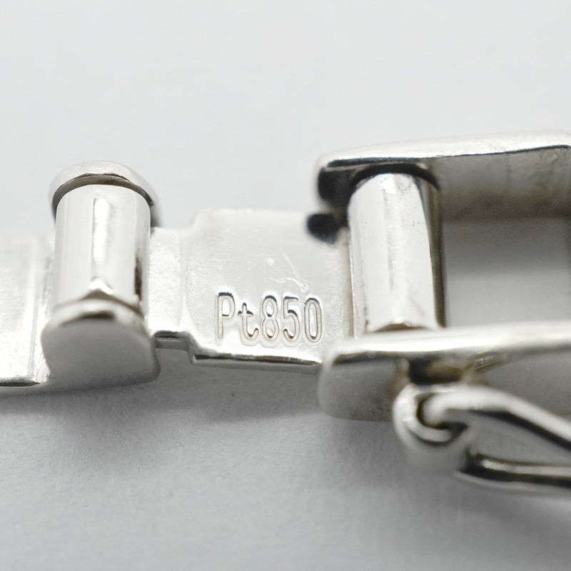 【6khh0045】喜平 ブレスレット Pt850 プラチナ トリプル 12面 19.7cm 12.8g キヘイ【中古】メンズ レディース ユニセックス