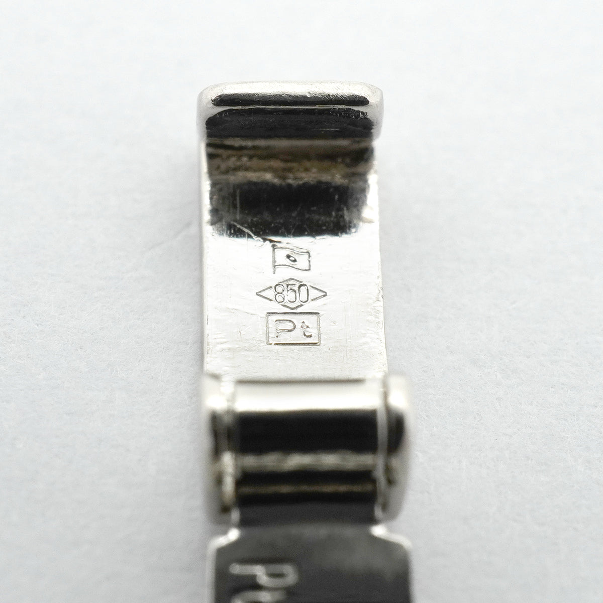【6khh0045】喜平 ブレスレット Pt850 プラチナ トリプル 12面 19.7cm 12.8g キヘイ【中古】メンズ レディース ユニセックス