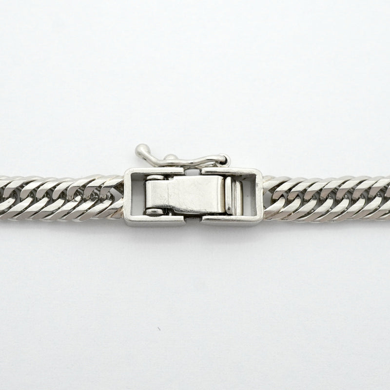 【6khh0045】喜平 ブレスレット Pt850 プラチナ トリプル 12面 19.7cm 12.8g キヘイ【中古】メンズ レディース ユニセックス