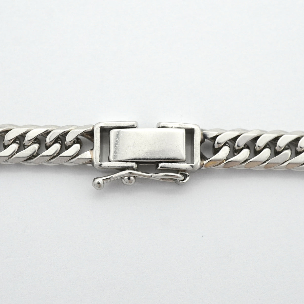 【6khh0046】喜平 ネックレス Pt850 プラチナ 6面 ダブル 50.8cm 50.2g キヘイ【中古】メンズ レディース ユニセックス