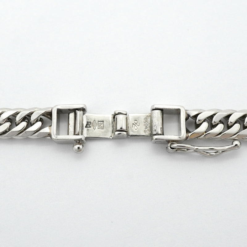 【6khh0046】喜平 ネックレス Pt850 プラチナ 6面 ダブル 50.8cm 50.2g キヘイ【中古】メンズ レディース ユニセックス