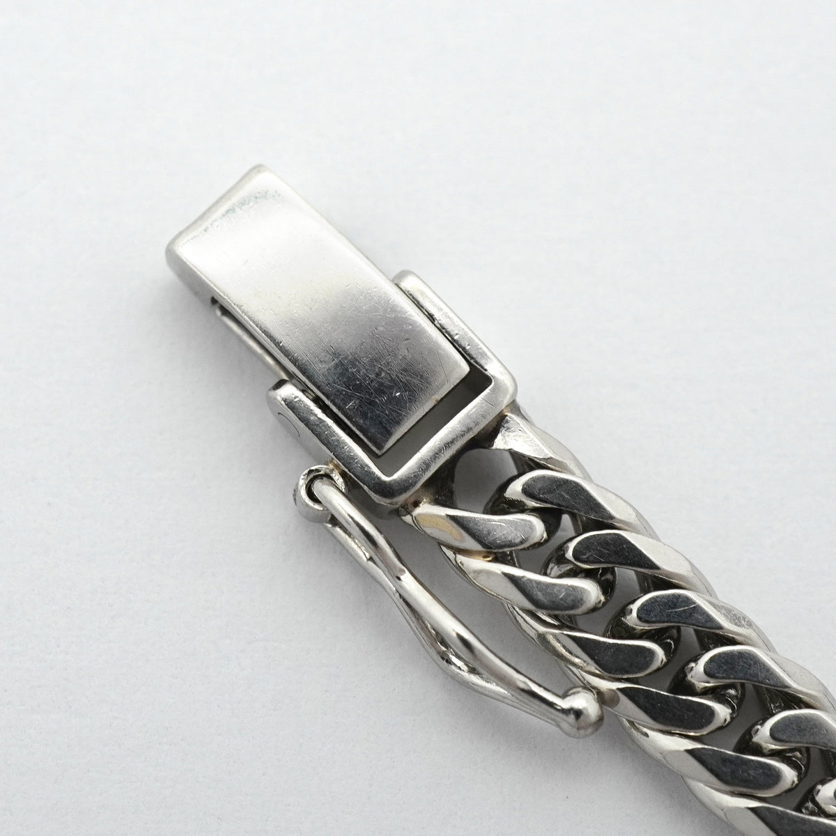 【6khh0046】喜平 ネックレス Pt850 プラチナ 6面 ダブル 50.8cm 50.2g キヘイ【中古】メンズ レディース ユニセックス