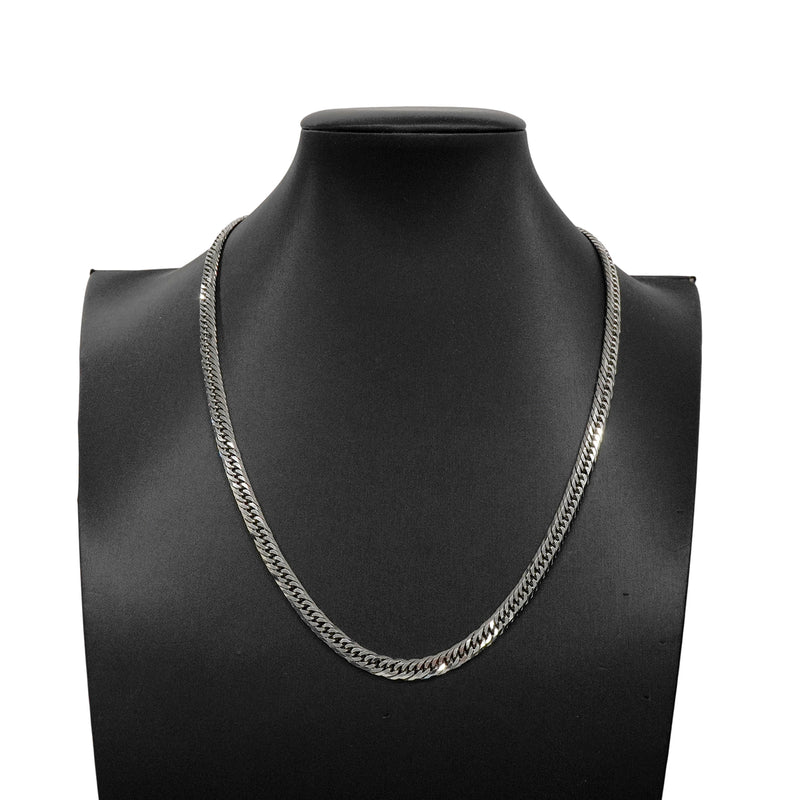 【6khh0047】喜平 ネックレス Pt850 プラチナ 8面 トリプル 50.6cm 50.3g キヘイ【中古】メンズ レディース ユニセックス