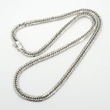 【6khh0047】喜平 ネックレス Pt850 プラチナ 8面 トリプル 50.6cm 50.3g キヘイ【中古】メンズ レディース ユニセックス