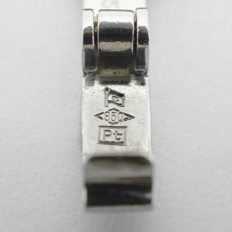 【6khh0048】喜平 ブレスレット Pt850 プラチナ 2面 シングル 19cm 20.6g キヘイ【中古】メンズ レディース ユニセックス
