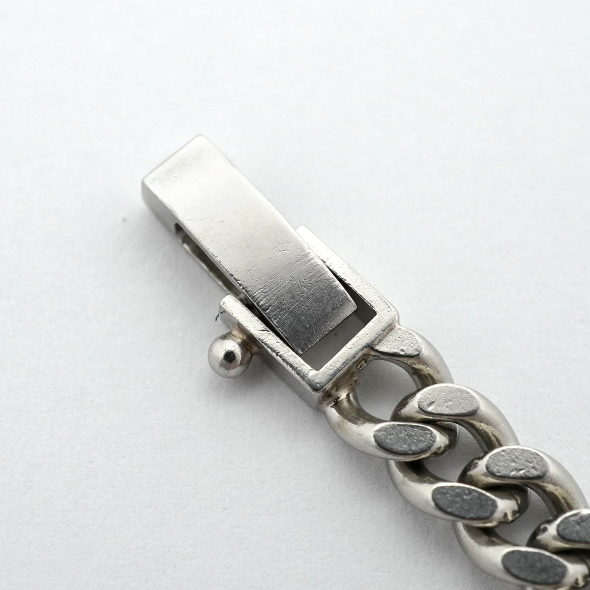 【6khh0048】喜平 ブレスレット Pt850 プラチナ 2面 シングル 19cm 20.6g キヘイ【中古】メンズ レディース ユニセックス