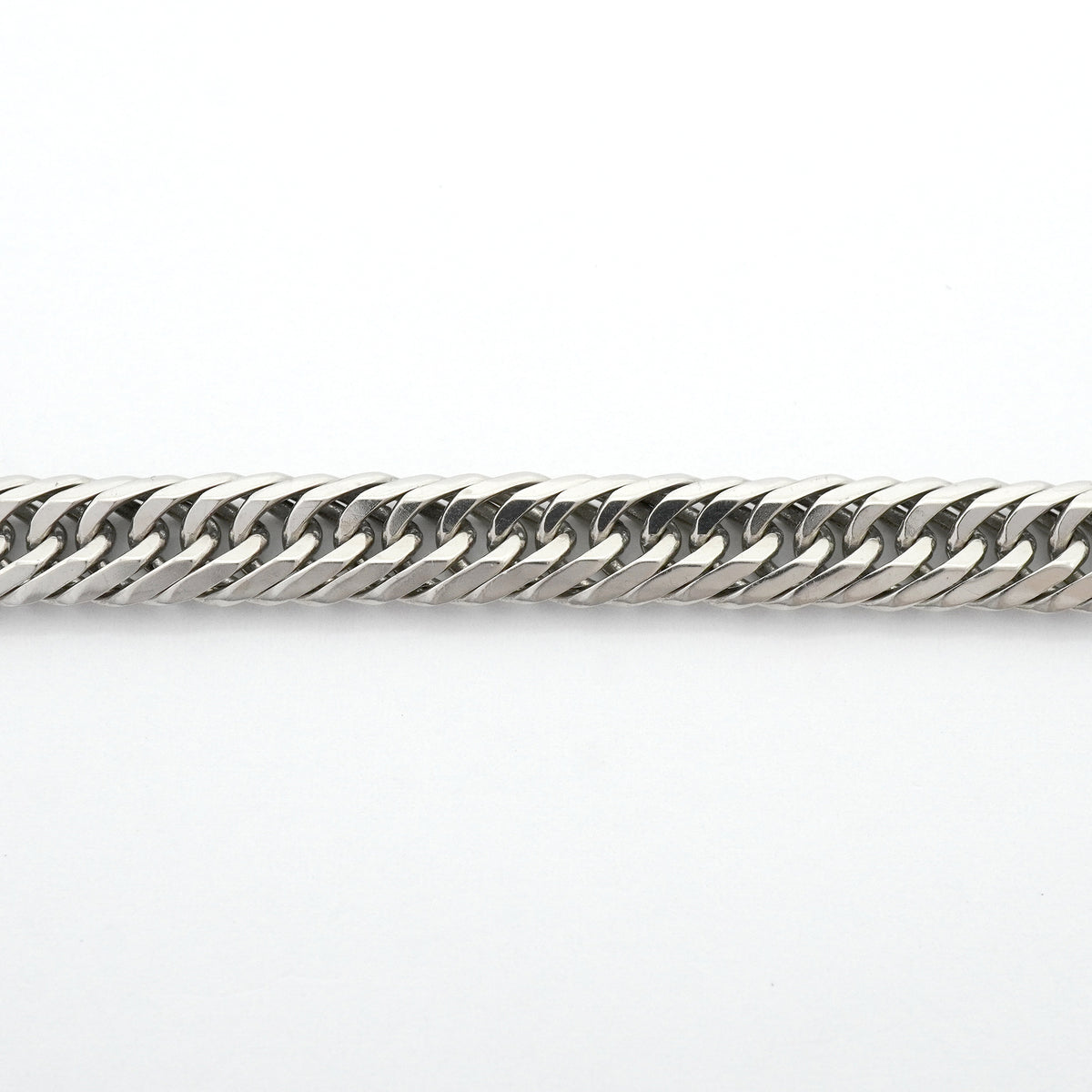 【6khh0049】喜平 ブレスレット Pt900 プラチナ 8面 トリプル 20.7cm 30g キヘイ【中古】メンズ レディース ユニセックス