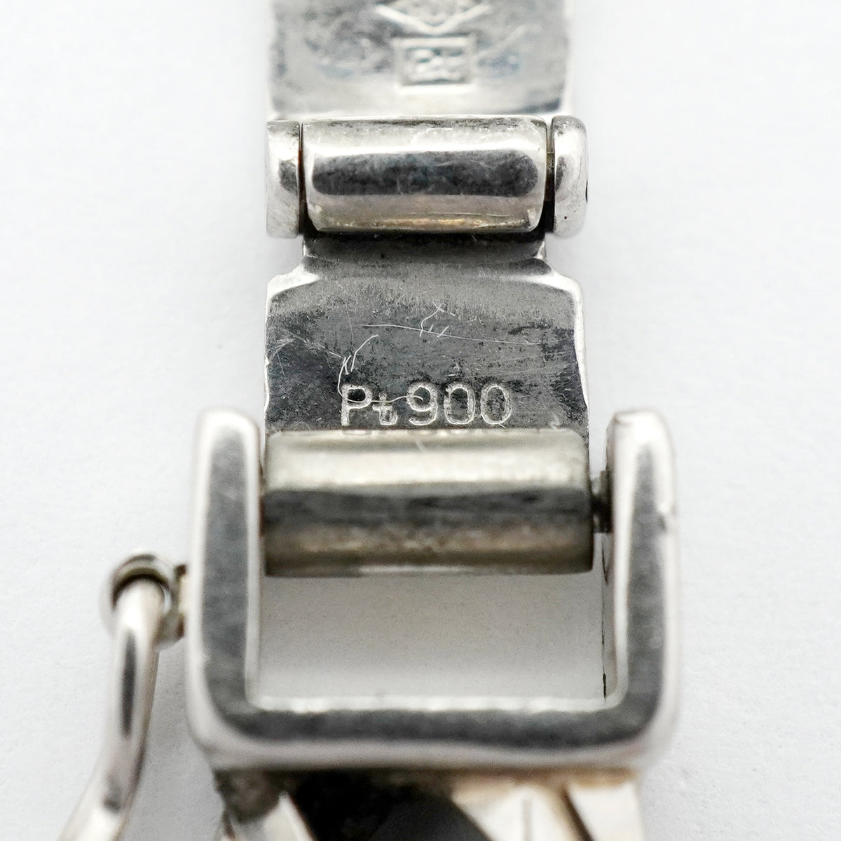 【6khh0049】喜平 ブレスレット Pt900 プラチナ 8面 トリプル 20.7cm 30g キヘイ【中古】メンズ レディース ユニセックス