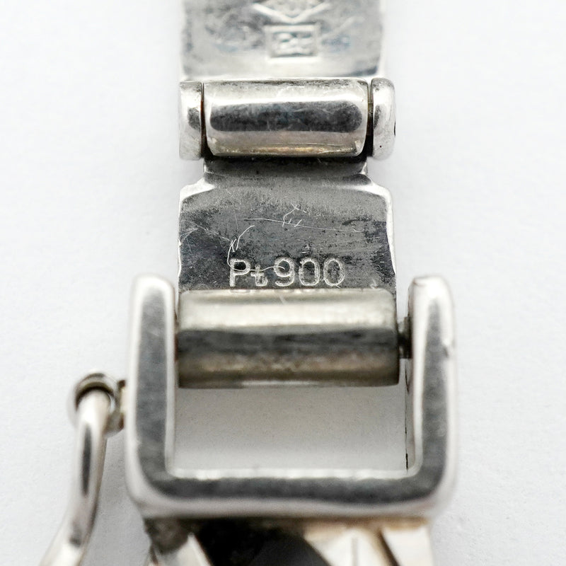 【6khh0049】喜平 ブレスレット Pt900 プラチナ 8面 トリプル 20.7cm 30g キヘイ【中古】メンズ レディース ユニセックス