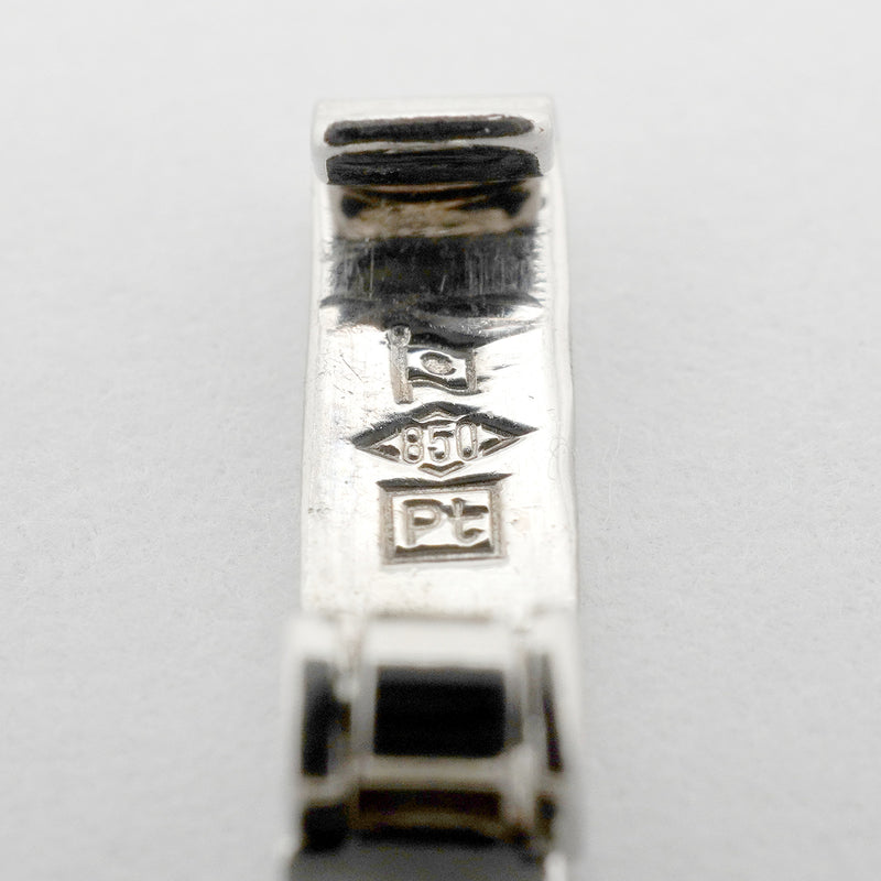 【6khh0050】喜平 ネックレス Pt850 プラチナ 2面 シングル 50.2cm 24.9g キヘイ【中古】メンズ レディース ユニセックス
