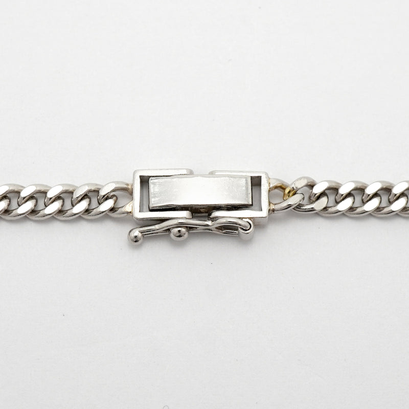 【6khh0050】喜平 ネックレス Pt850 プラチナ 2面 シングル 50.2cm 24.9g キヘイ【中古】メンズ レディース ユニセックス