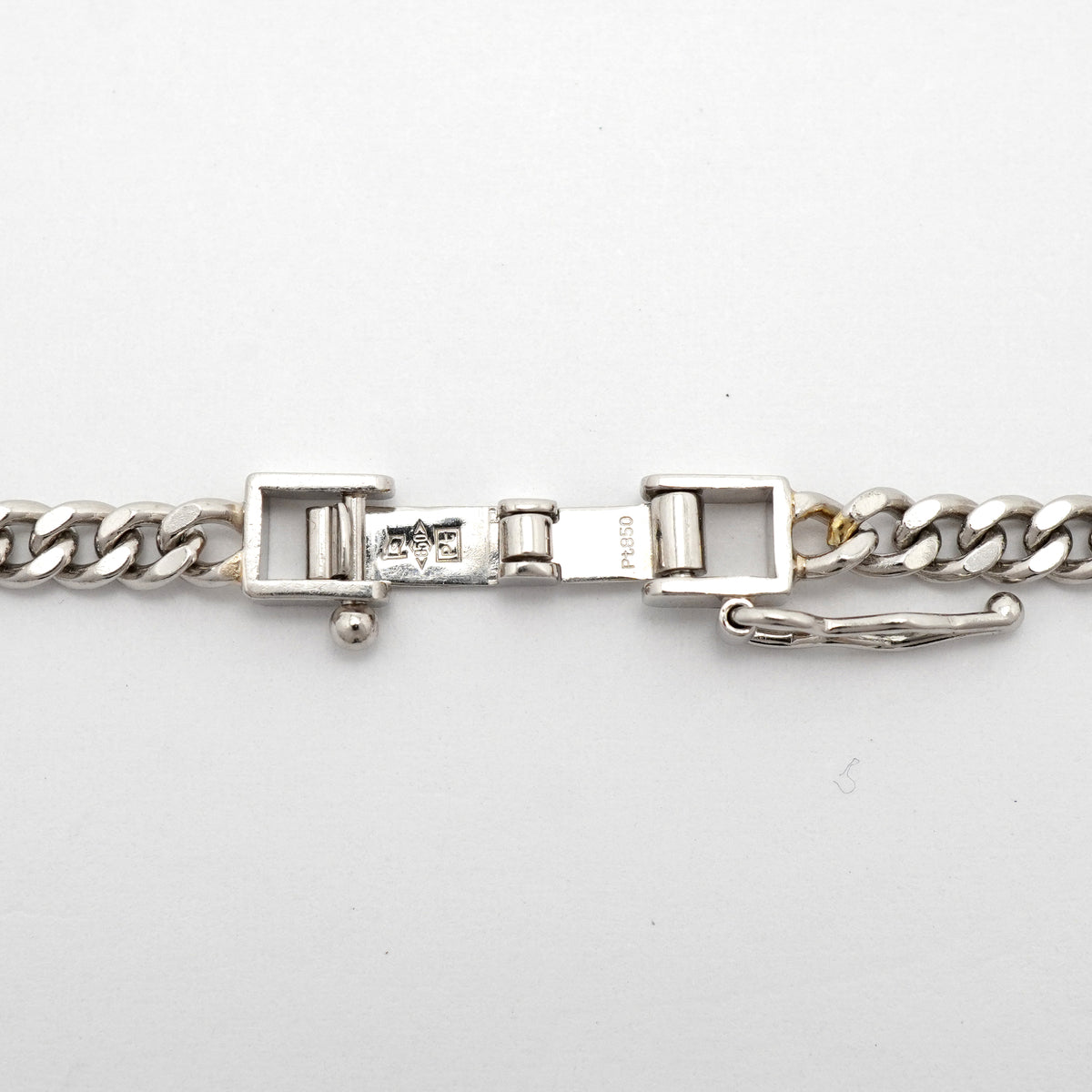 【6khh0050】喜平 ネックレス Pt850 プラチナ 2面 シングル 50.2cm 24.9g キヘイ【中古】メンズ レディース ユニセックス