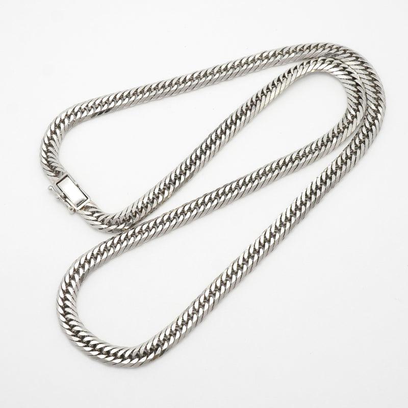【6khh0051】喜平 ネックレス Pt850 プラチナ 8面 トリプル 50.5cm 50.3g キヘイ【中古】メンズ レディース ユニセックス