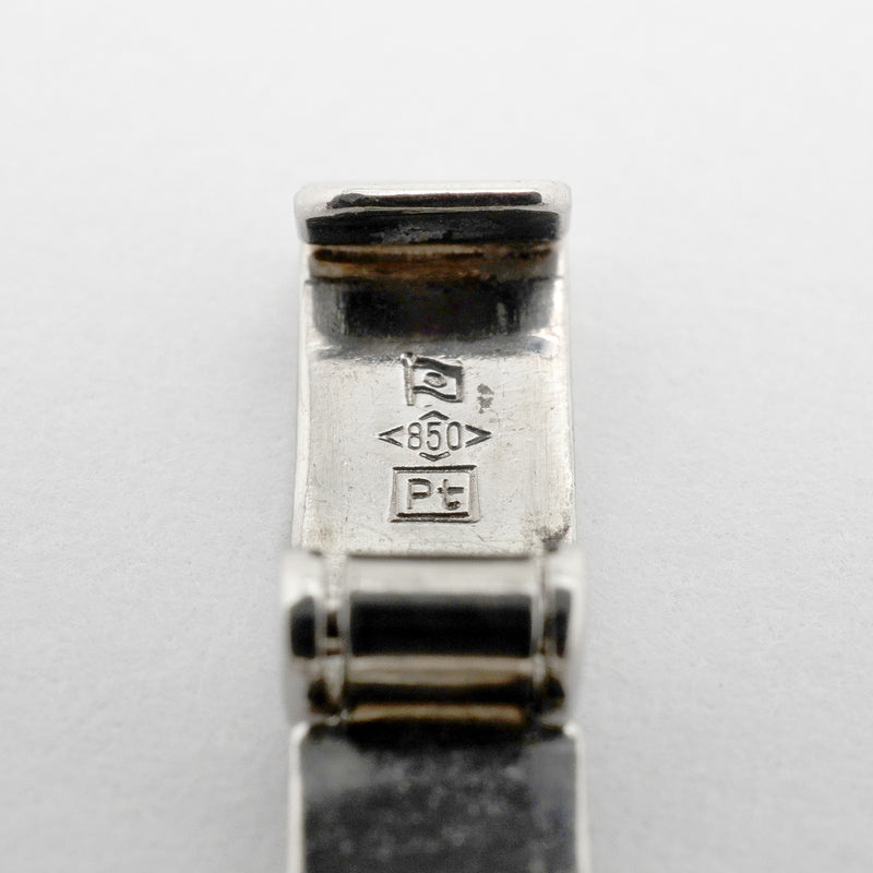 【6khh0051】喜平 ネックレス Pt850 プラチナ 8面 トリプル 50.5cm 50.3g キヘイ【中古】メンズ レディース ユニセックス