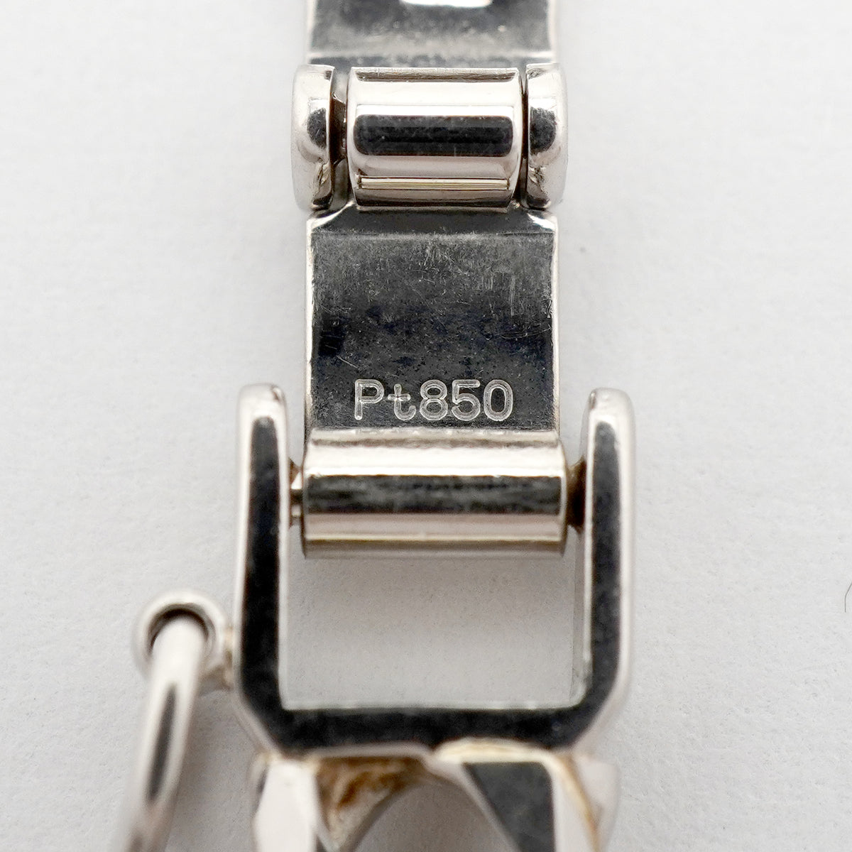 【6khh0052】喜平 ブレスレット Pt850 プラチナ 6面 ダブル 18.2cm 20.3g キヘイ【中古】メンズ レディース ユニセックス