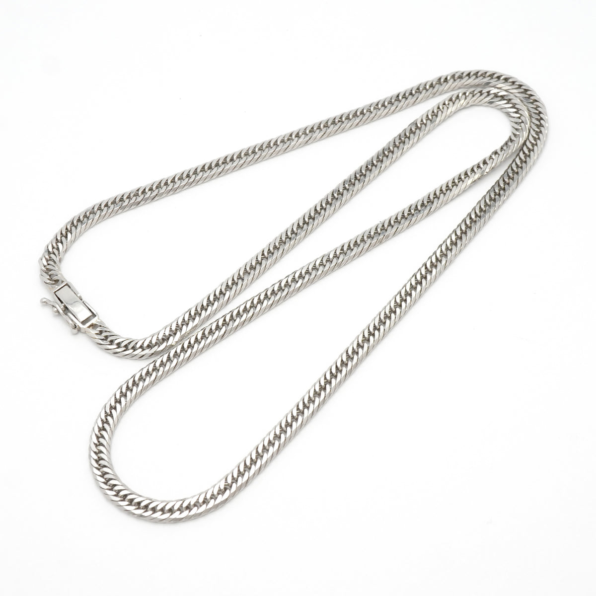 【6khh0053】喜平 ネックレス Pt850 プラチナ 8面 トリプル 51cm 30g キヘイ【中古】メンズ レディース ユニセックス