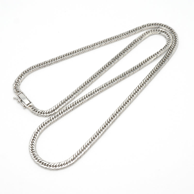 【6khh0053】喜平 ネックレス Pt850 プラチナ 8面 トリプル 51cm 30g キヘイ【中古】メンズ レディース ユニセックス
