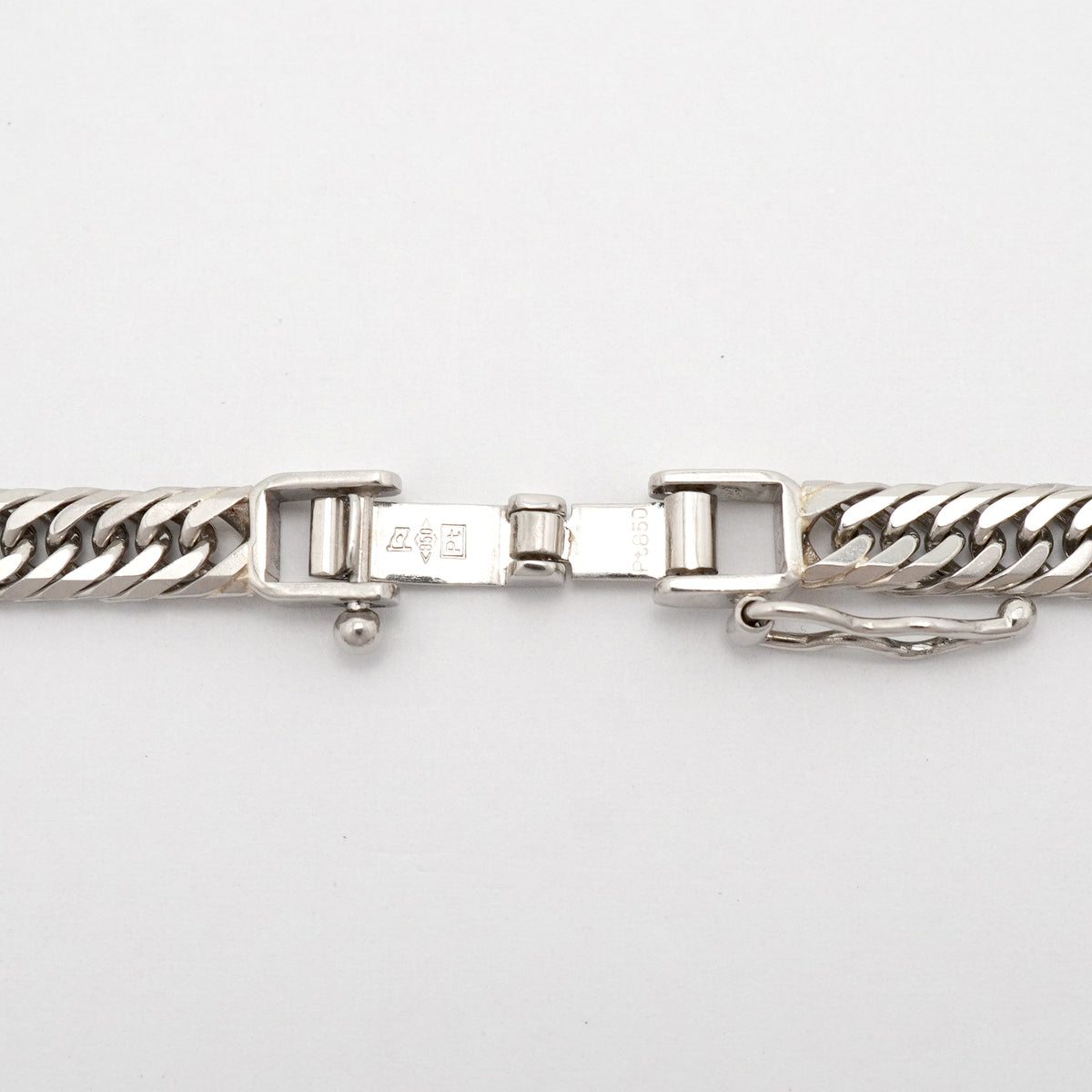 【6khh0053】喜平 ネックレス Pt850 プラチナ 8面 トリプル 51cm 30g キヘイ【中古】メンズ レディース ユニセックス
