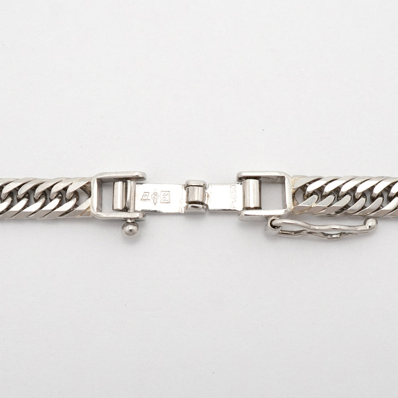 【6khh0053】喜平 ネックレス Pt850 プラチナ 8面 トリプル 51cm 30g キヘイ【中古】メンズ レディース ユニセックス