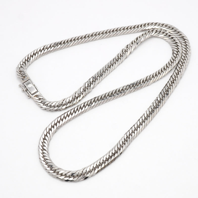 【6khh0054】喜平 ネックレス Pt850 プラチナ 8面 トリプル 50.1cm 50.1g キヘイ【中古】メンズ レディース ユニセックス