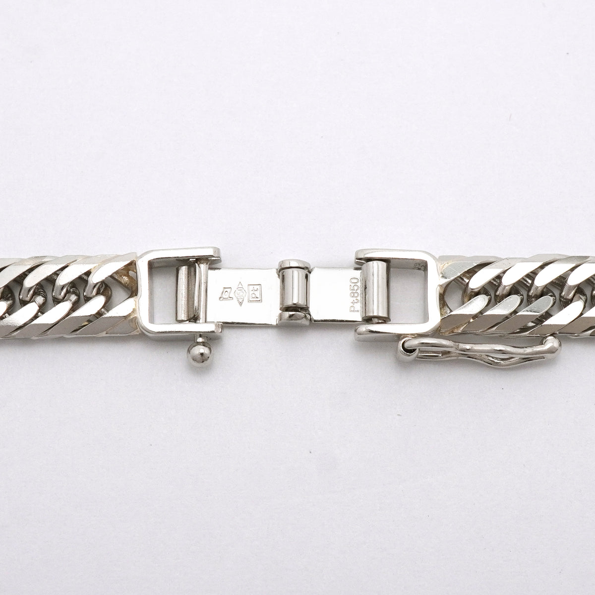 【6khh0054】喜平 ネックレス Pt850 プラチナ 8面 トリプル 50.1cm 50.1g キヘイ【中古】メンズ レディース ユニセックス
