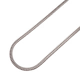 【6khh0055】喜平 ネックレス Pt850 プラチナ 6面 ダブル 51.4cm 20.1g キヘイ【中古】メンズ レディース ユニセックス