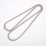 【6khh0055】喜平 ネックレス Pt850 プラチナ 6面 ダブル 51.4cm 20.1g キヘイ【中古】メンズ レディース ユニセックス