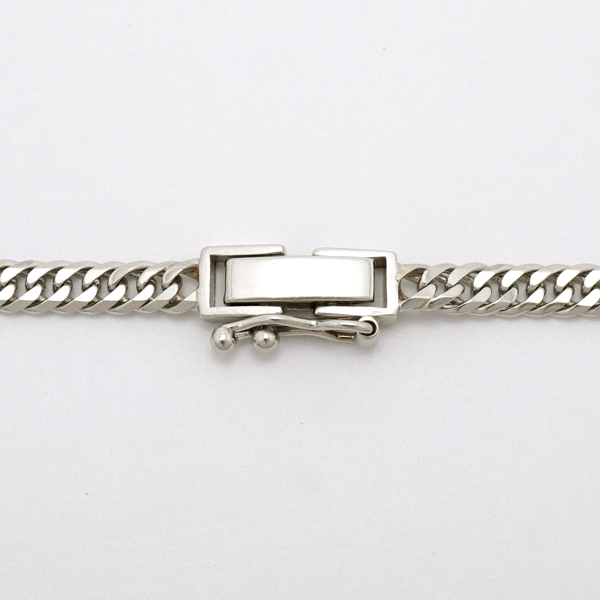 【6khh0055】喜平 ネックレス Pt850 プラチナ 6面 ダブル 51.4cm 20.1g キヘイ【中古】メンズ レディース ユニセックス