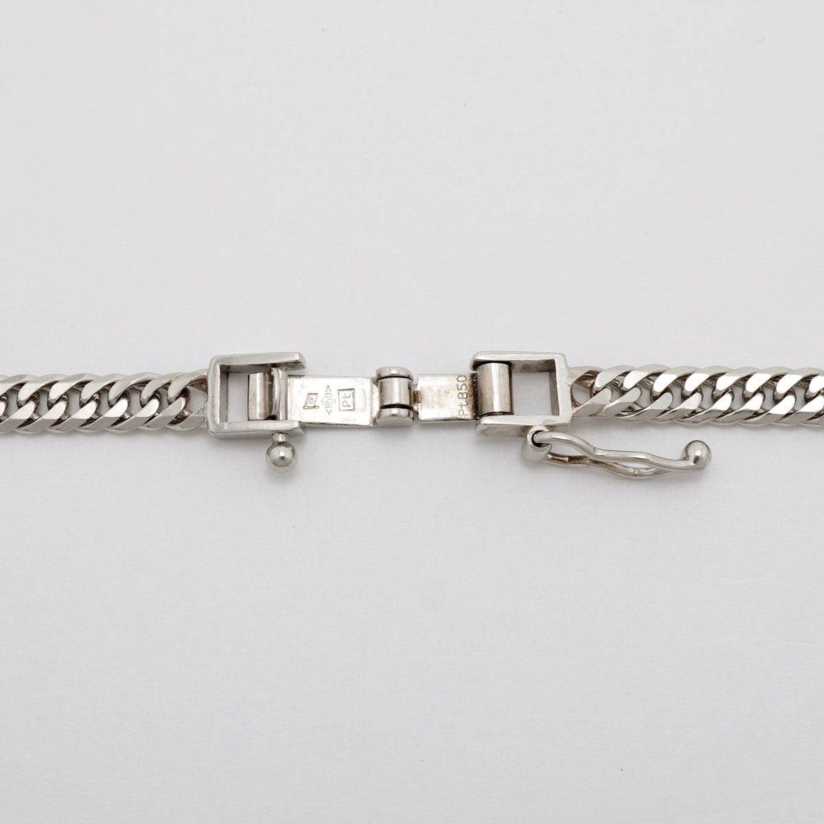 【6khh0055】喜平 ネックレス Pt850 プラチナ 6面 ダブル 51.4cm 20.1g キヘイ【中古】メンズ レディース ユニセックス