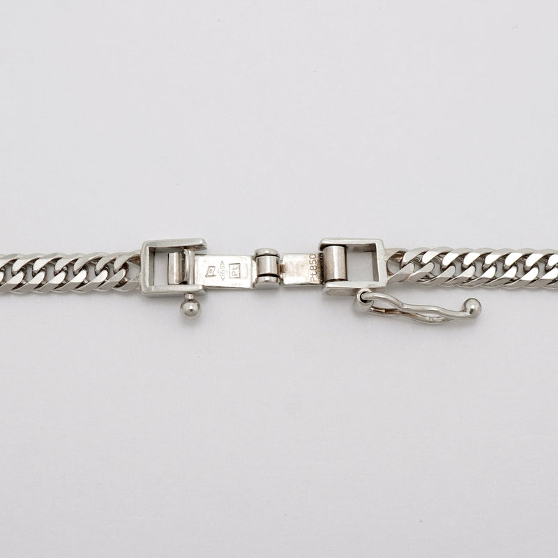 【6khh0055】喜平 ネックレス Pt850 プラチナ 6面 ダブル 51.4cm 20.1g キヘイ【中古】メンズ レディース ユニセックス