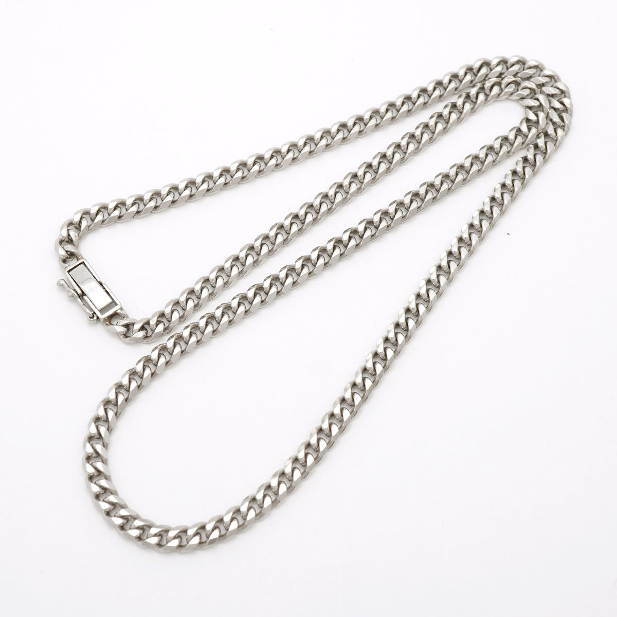 【6khh0056】喜平 ネックレス Pt850 プラチナ 8面 シングル 40.6cm 30.2g キヘイ【中古】メンズ レディース ユニセックス