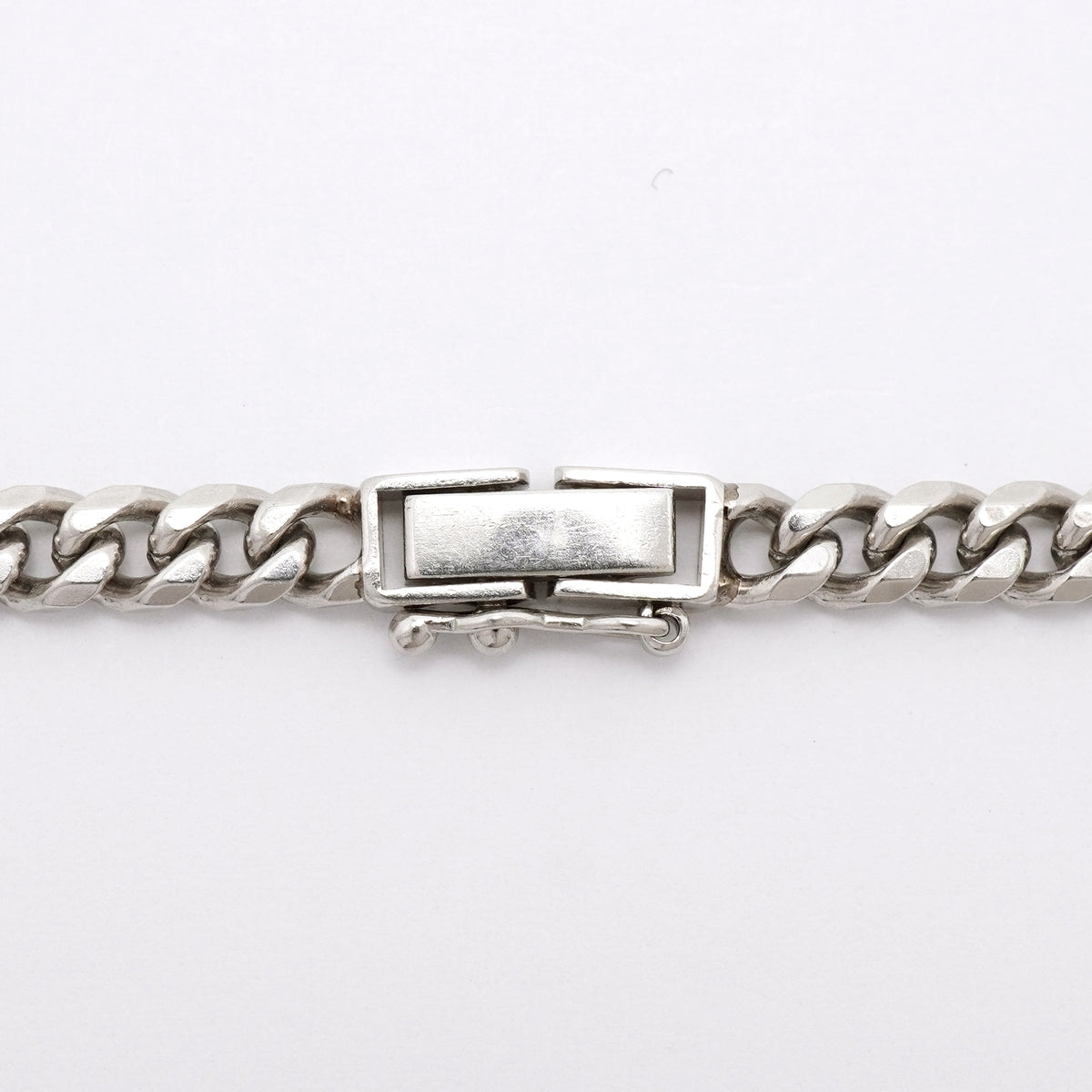 【6khh0056】喜平 ネックレス Pt850 プラチナ 8面 シングル 40.6cm 30.2g キヘイ【中古】メンズ レディース ユニセックス