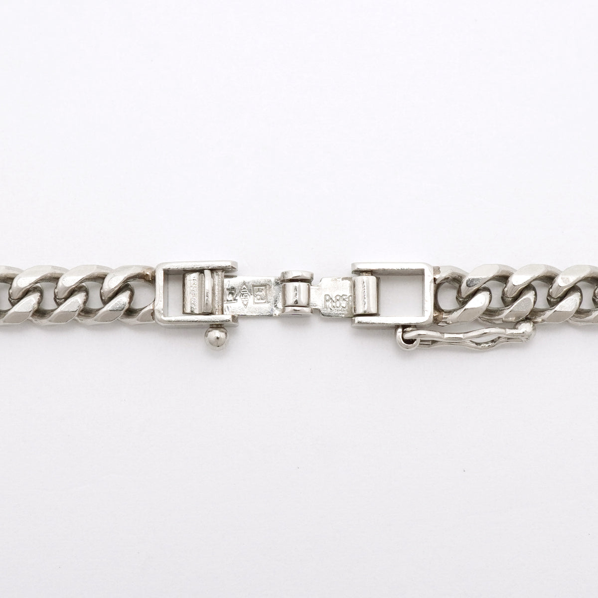 【6khh0056】喜平 ネックレス Pt850 プラチナ 8面 シングル 40.6cm 30.2g キヘイ【中古】メンズ レディース ユニセックス